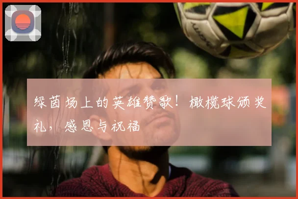 绿茵场上的英雄赞歌!橄榄球颁奖礼,感恩与祝福